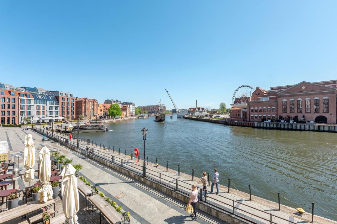 Symfonia Amazing River View Apartment By Downtown Apartments Gdańsk Kültér fotó