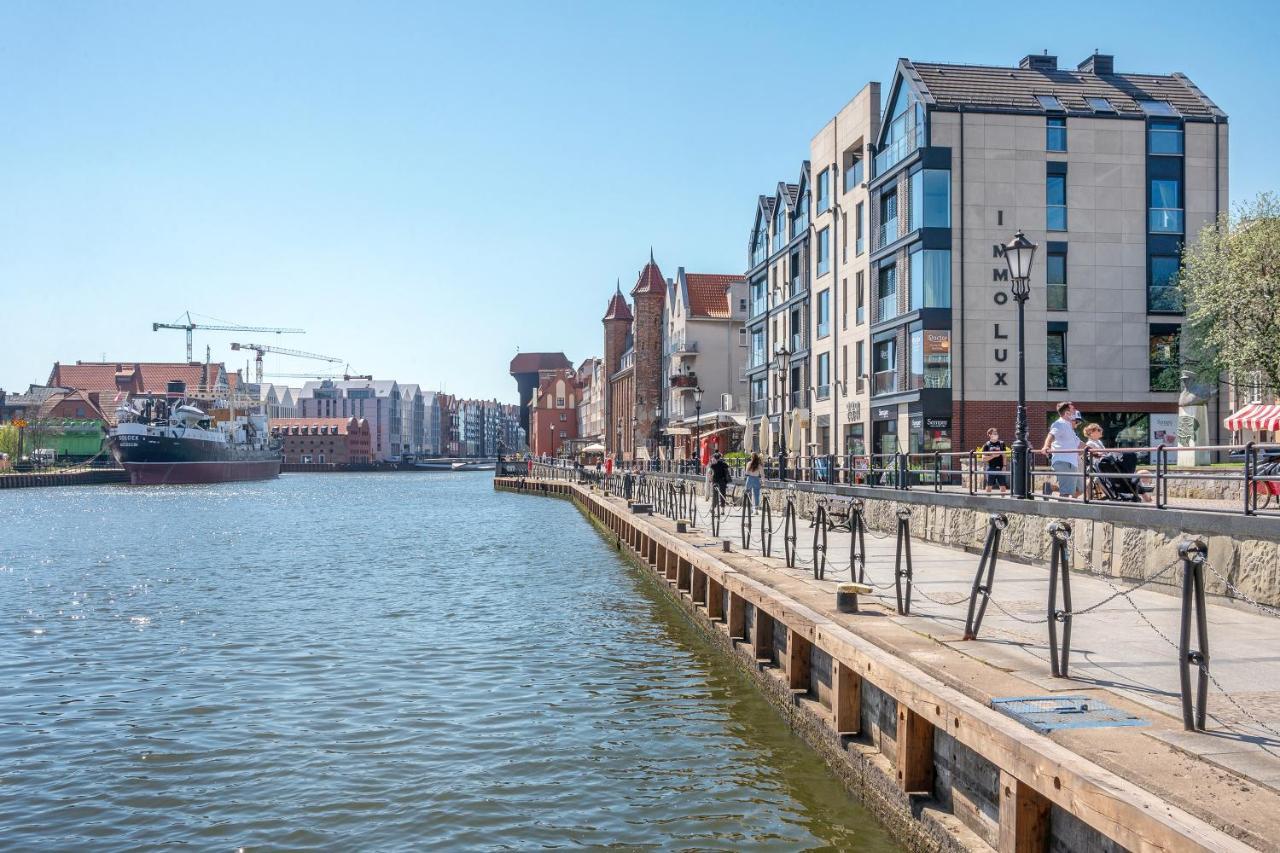 Symfonia Amazing River View Apartment By Downtown Apartments Gdańsk Kültér fotó