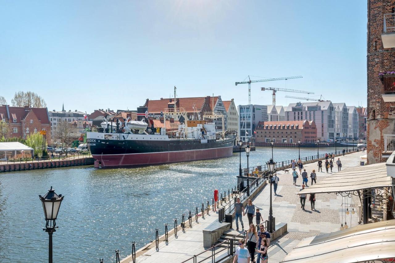 Symfonia Amazing River View Apartment By Downtown Apartments Gdańsk Kültér fotó
