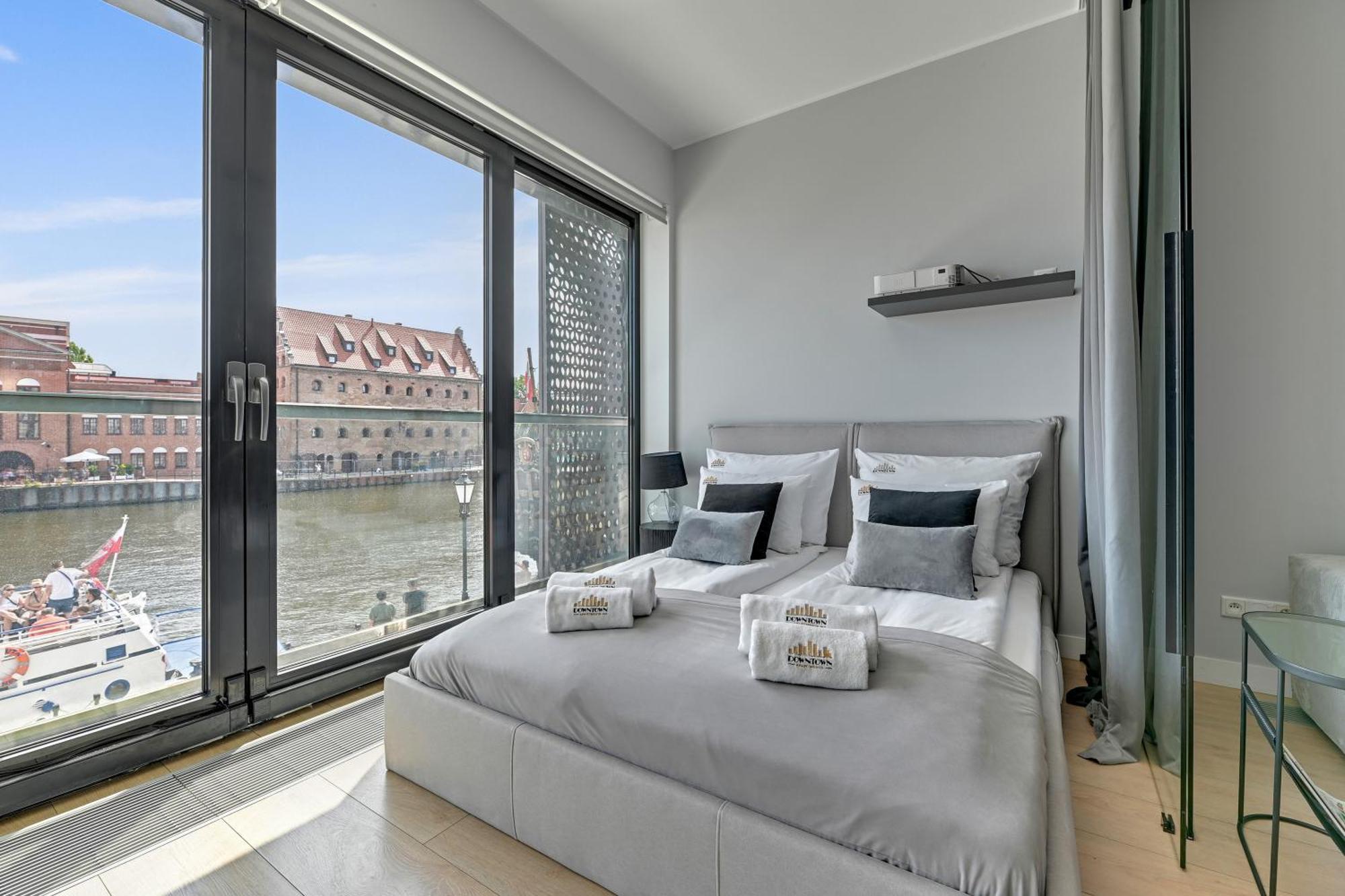 Symfonia Amazing River View Apartment By Downtown Apartments Gdańsk Kültér fotó