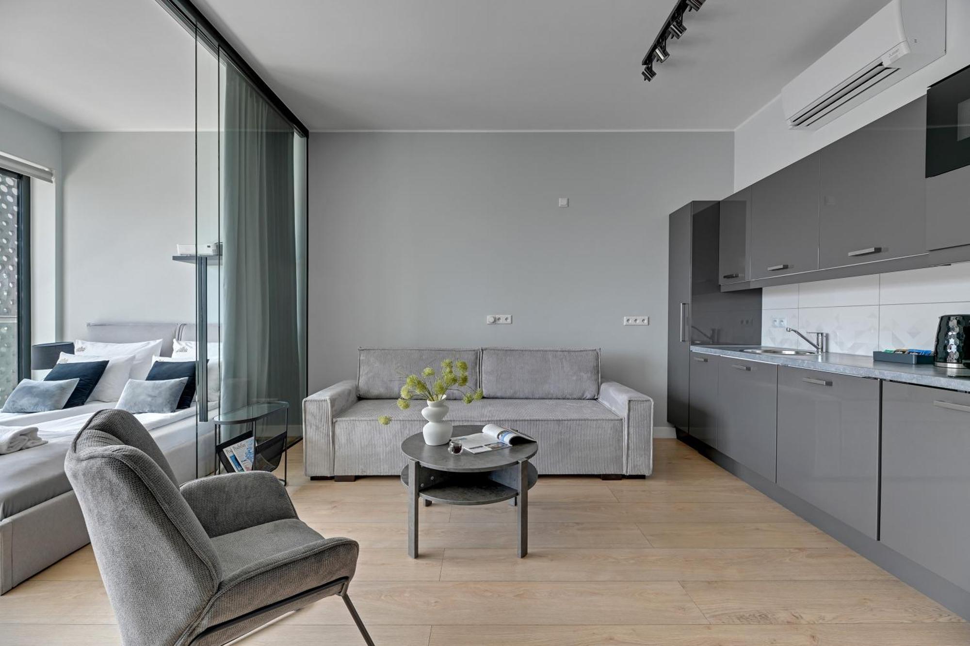 Symfonia Amazing River View Apartment By Downtown Apartments Gdańsk Kültér fotó