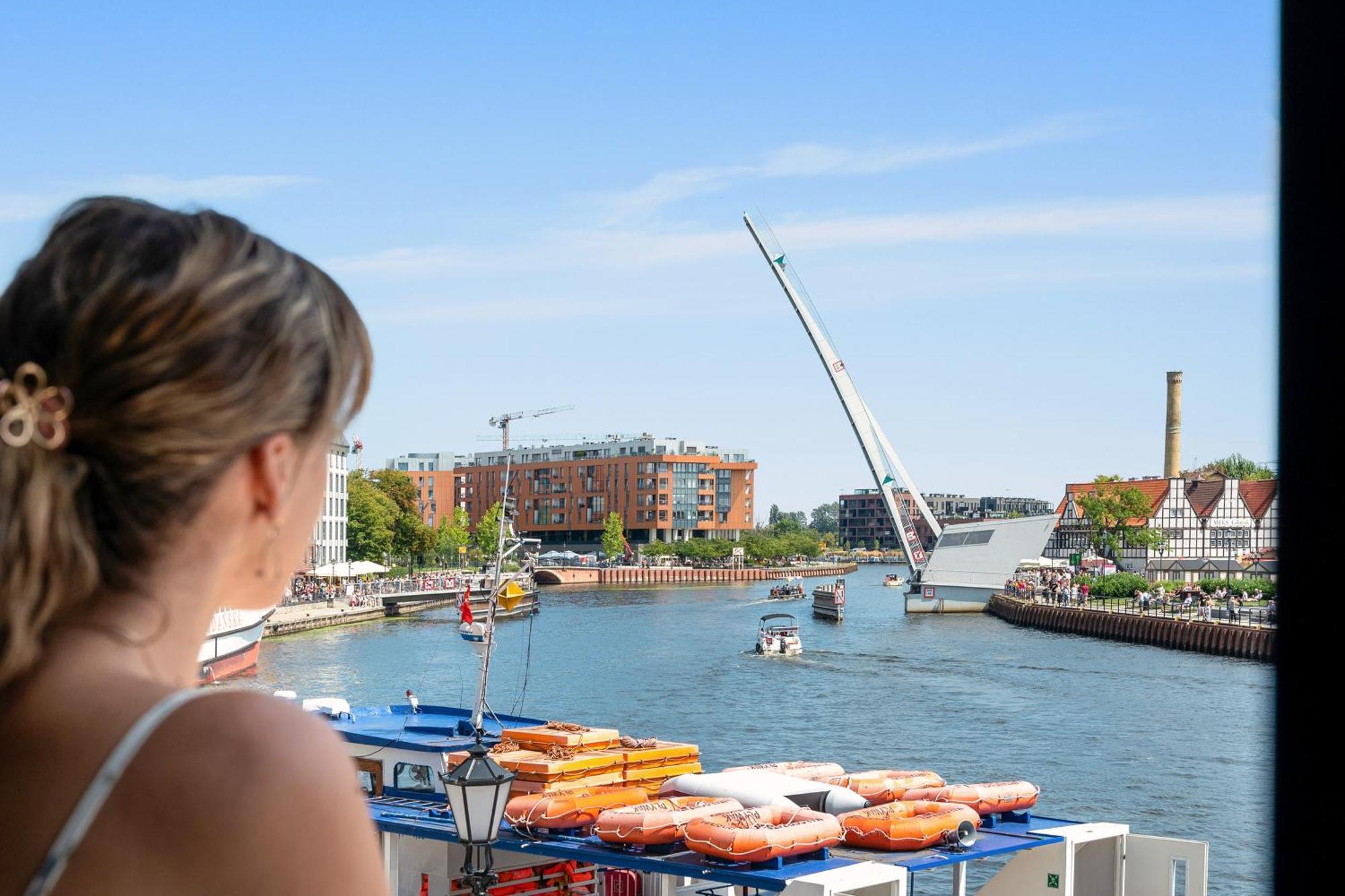 Symfonia Amazing River View Apartment By Downtown Apartments Gdańsk Kültér fotó